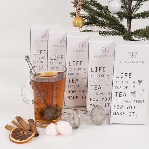 Snap Ball Tea Strainer 3 Pack Tea Infuser with Handle Tea Mesh Infuser Snap Ball Strainer Steep Loose Leaf Tea Infuser Fine Mesh Ball Tea Filter Strainer for Spices and Seasonings (3 Count)