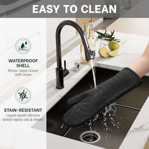 BPA Free Silicone Oven Mitt 2 (2 Count)