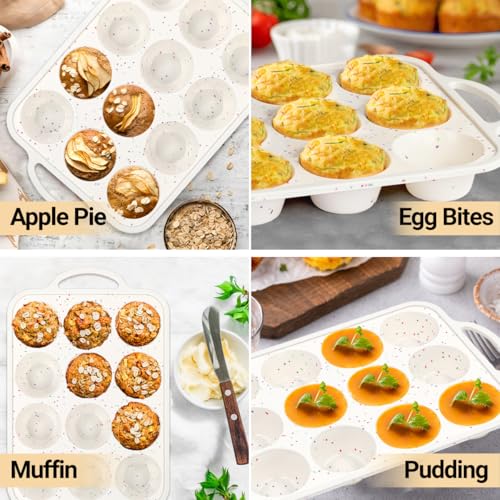 Silicone Muffin Pan with Metal Frame
