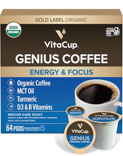 Organic Genius Keto Coffee Pods (64 Count)