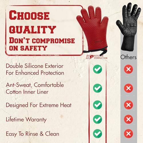 XL Silicone Griddle Gloves