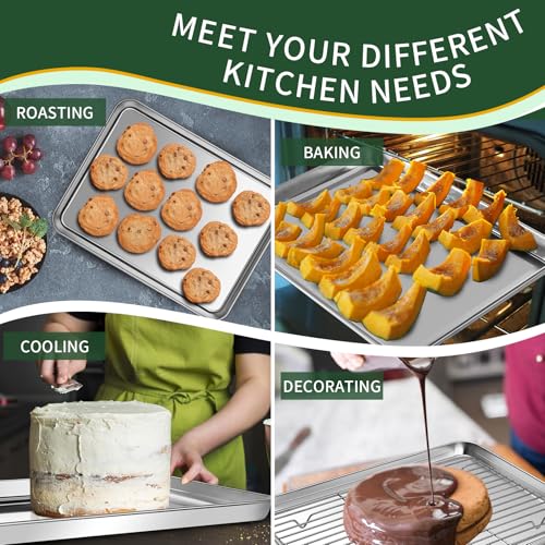 Baking Sheet with Cooling Rack Set