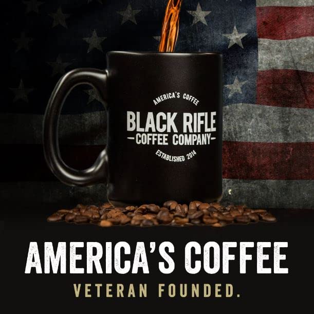 Black Rifle Coffee Medium Roast Ground Coffee Fools Gold 12 oz (12 Ounce)