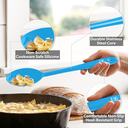 DI ORO Silicone Cooking Spoons (2 Count)