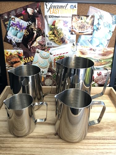 Milk Frothing Pitcher 20oz Stainless Steel Cup Perfect for Latte Art Steam Pitchers
