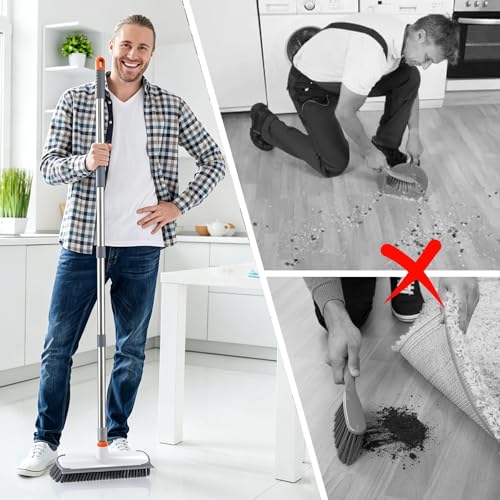 Floor Scrub Brush with Long Handle
