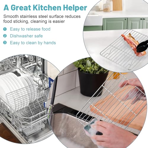 Cooling Rack 8.75” x 6.25” Stainless Steel Wire Baking Rack