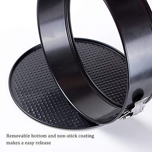 Springform Pan 10 Inch Cheesecake Pan Loose Base Round Cake Mold Baking Pan with Removable Bottom for Pressure Cooker