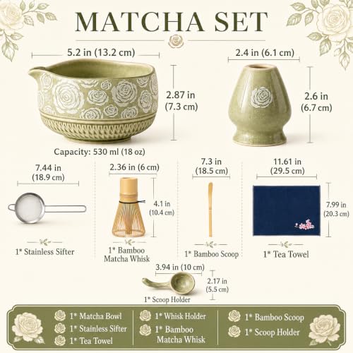 Matcha Whisk Set (7 Count)