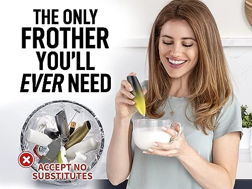 Zulay Powerful Milk Frother for Coffee with Upgraded Titanium Motor