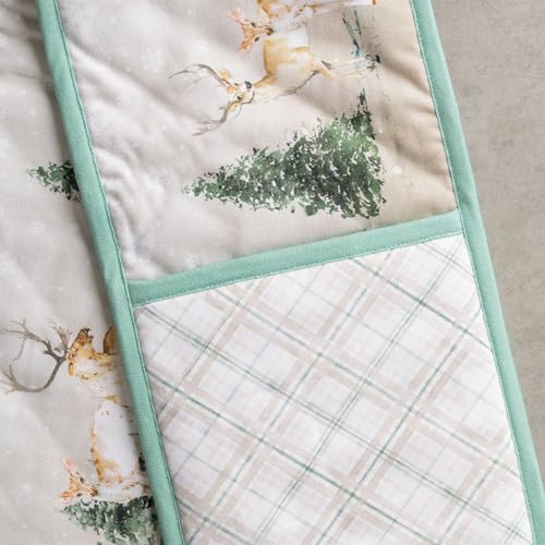 Double Oven Mitts 100% Cotton Double Oven Glove