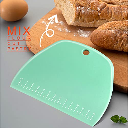 2 Pieces Plastic Bench Scraper