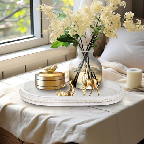 Oval Decorative Wooden Tray