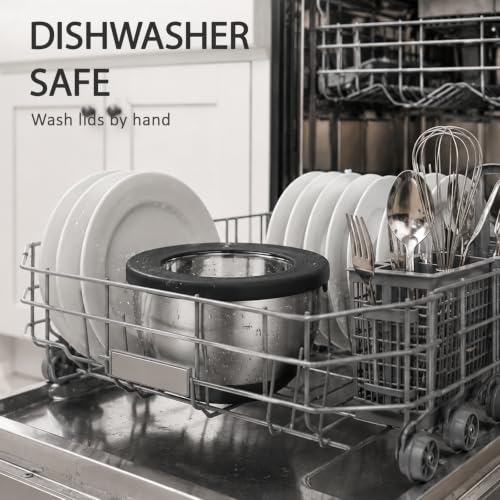Stainless Steel Mixing Bowls with Lids (5 Count)