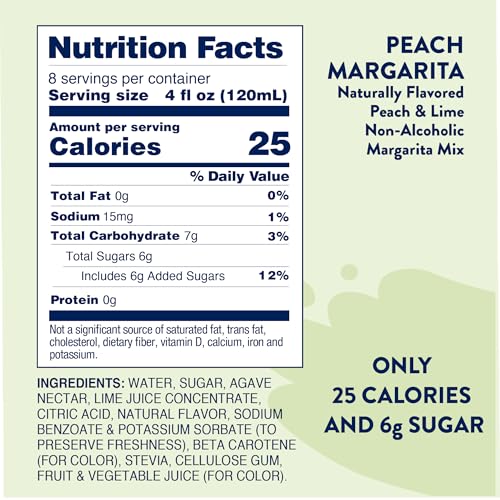 Peach Margarita Mix (32 Fl Oz)