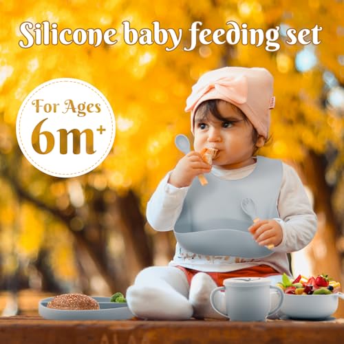 Silicone Baby Feeding Set 10 Pcs (10 Count)