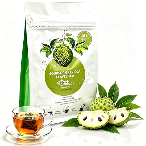 Soursop Leaves Tea Bags (40 Count)