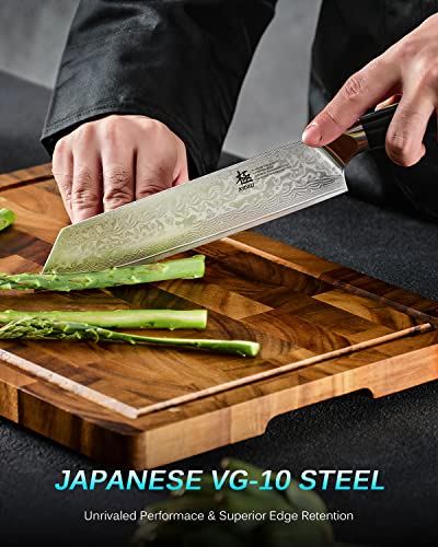 8.5“ Damascus Kiritsuke Chef Knife