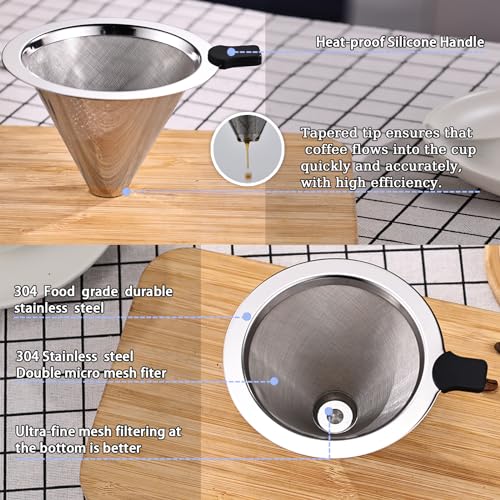 Pour Over Coffee Filter Dripper