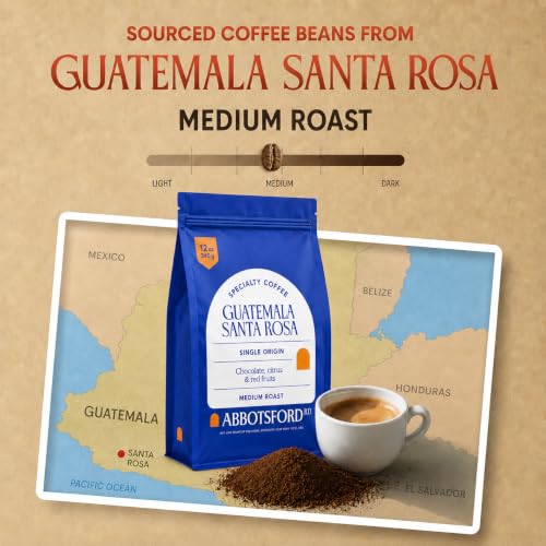 Guatemala Santa Rosa Ground Coffee Medium Roast (12 Ounce)