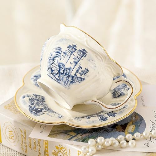 Tea Cups and Saucers Set of 2 (2 Count)