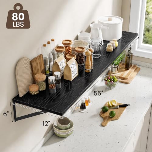 Wall Mounted Floating Shelves Set of 2 (2 Count)