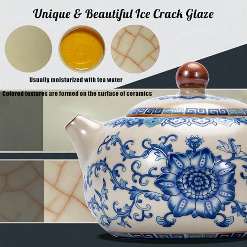 Floral Tea Pot & Tea Cup Set