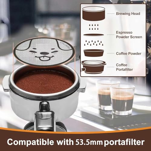 53.5mm Espresso Puck Screen 3 PCS Set (2 Count)