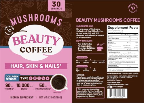 Mushroom Coffee for Focus (6.35 Ounce)