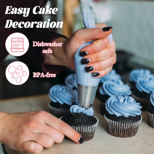 7 Pcs Small Round Piping Tips Set