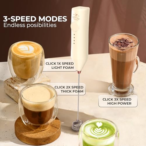 Rechargeable Milk Frother Handheld