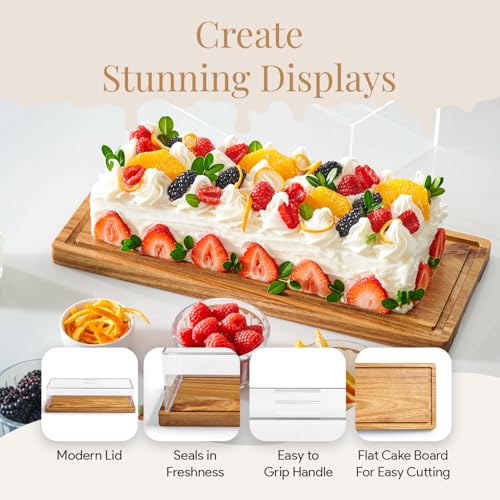Cake Display with Lid