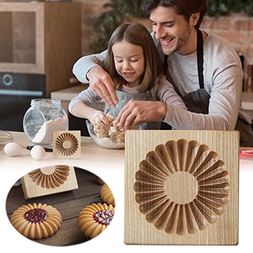 Wooden Cookie Biscuit Mold