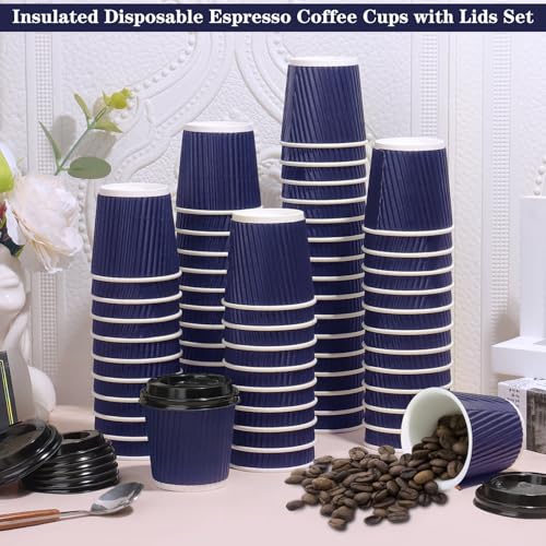 100 4oz Disposable Espresso Cups Triple (100 Count)