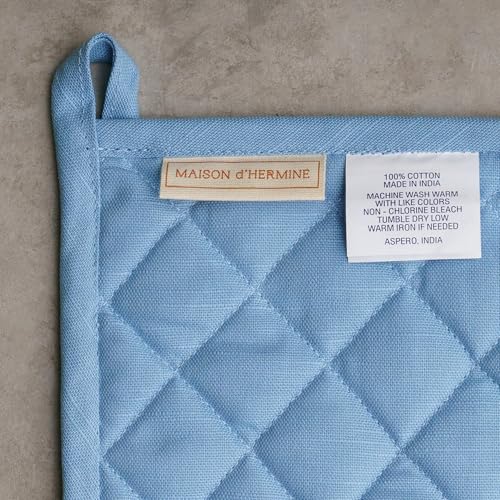 100% Cotton Oven Mitt & Pot Holder Set