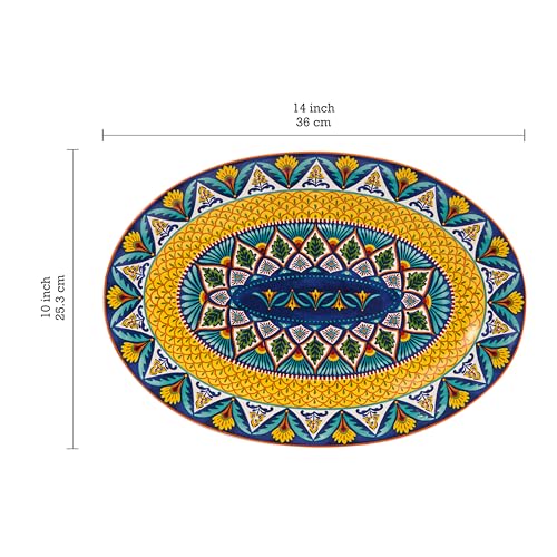 Havana 16 plus 14 inch Oval Platters Set (2 Count)