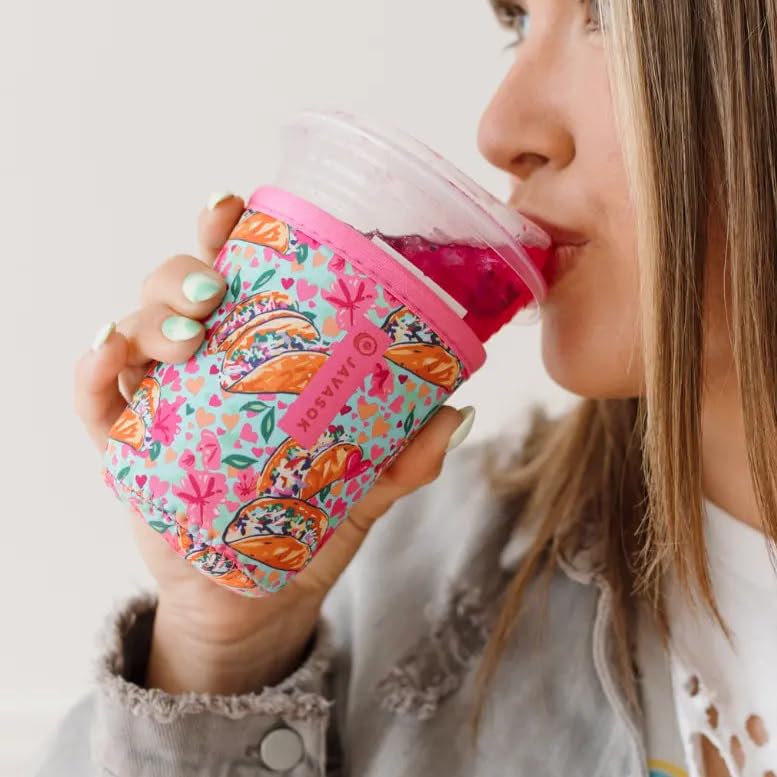 JavaSok Iced Coffee & Cold Soda Insulated Neoprene Cup Sleeve