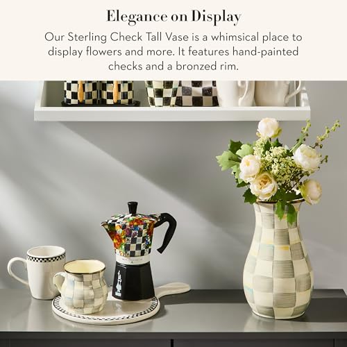 Enamel Tall Vase