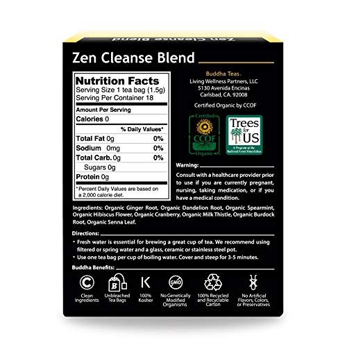 Organic Zen Cleanse Blend (18 Count)