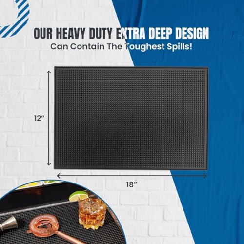 Rubber Bar Mats for Countertop (2 Count)