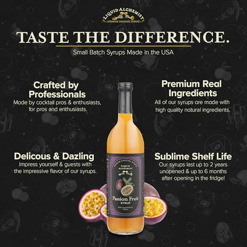 Passion Fruit Syrup for Cocktails (25.4 Fl Oz)