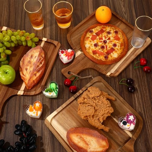 16 Pcs Acacia Wood Cutting Boards (16 Count)