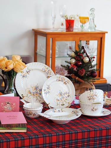 7 Piece Floral Porcelain Tea Sets with Sugar Bowl Creamer Teacups