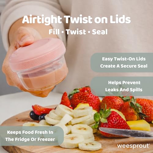 Leakproof Baby Food Storage (12 Count)