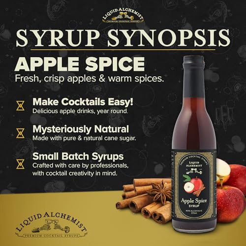 Apple Spice Syrup for Cocktails (38.1 Fl Oz)