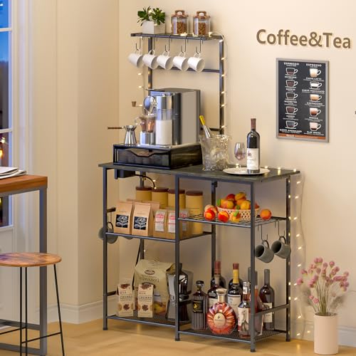 Bakers Rack with Power Outlet