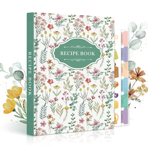 Blank Recipe Book Cookbook for 70 Recipes
