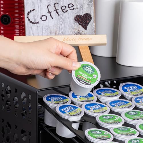 K Cup Organizer Drawer 2 Tier Coffee Pod Holder for Keurig Pod Holder Save Space Countertop Kitchen