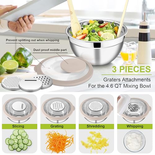 Mixing Bowls with Lids Set of 5 (5 Count)