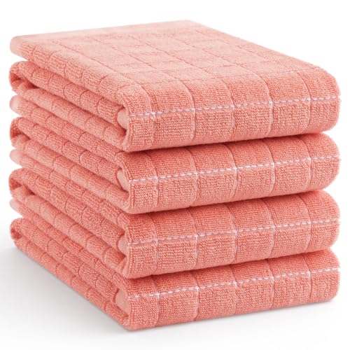100% Cotton Terry Kitchen Towels (4 Count)